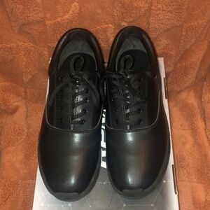 RPM Style Plus Men's Black Leather Lace-Up Shows